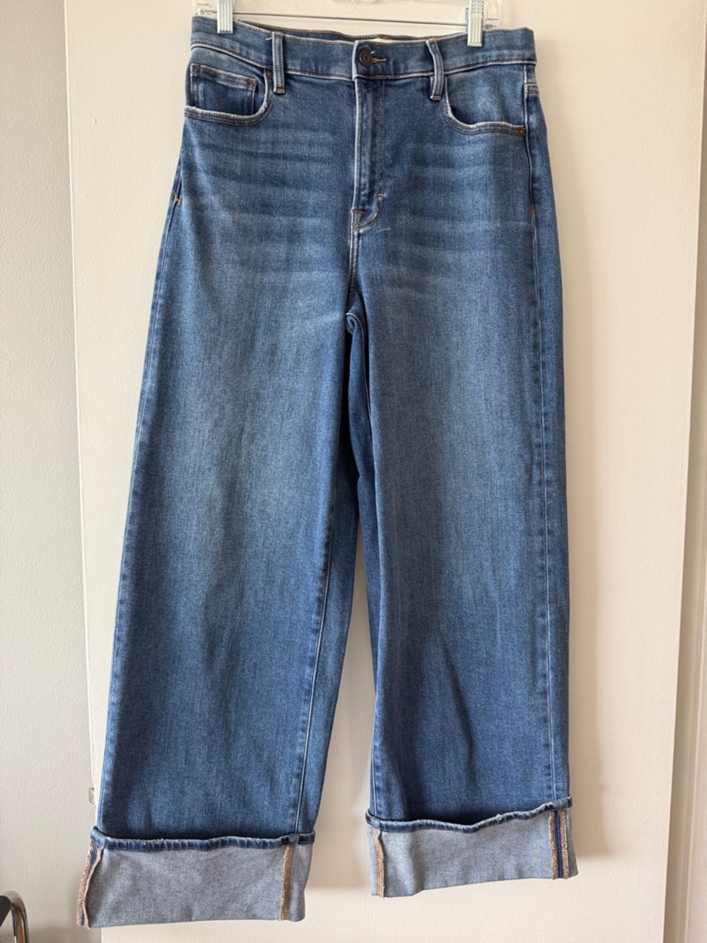 HIDDEN Jeans Logan High Rise Wide Leg Dad Jean Blue Wash Size 29